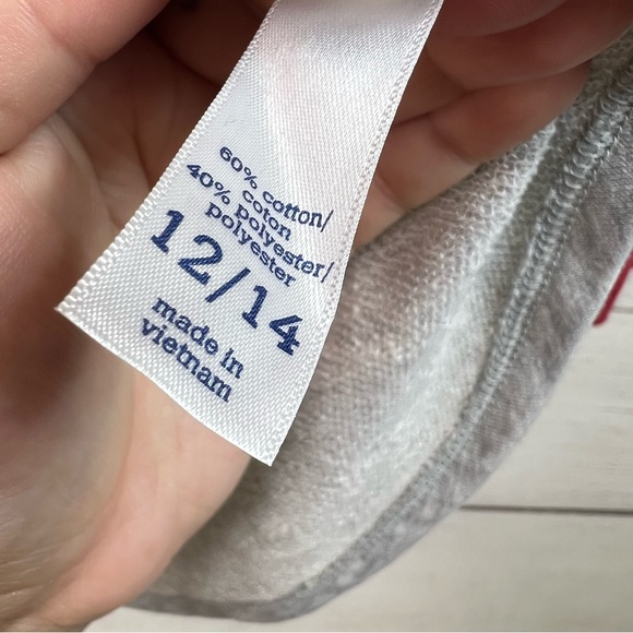 NFL San Francisco 49ers Girls Love 49ers Gray Red Hoodie Sweater Size 12/14 - Picture 7 of 9